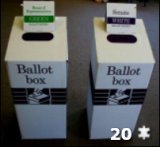Ballot boxes - cardboard